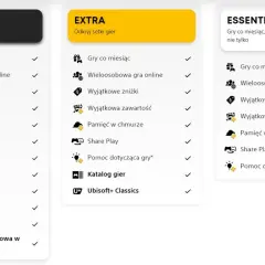 Porównanie planów PS Plus: EXTRA oferuje setki gier, zniżki i zawartość.