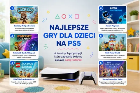 Najlepsze gry dla dzieci na PS5: Sackboy, Ratchet & Clank, Astro's Playroom i inne. Wspaniałe fajne gry na PS5 dla całej rodziny!