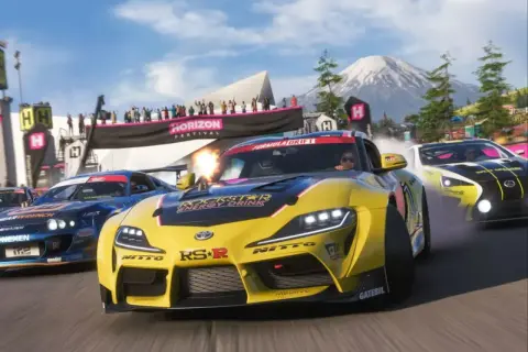 Wyścigowe samochody w akcji na Horizon Festival. Sprawdź forza horizon 5 wymagania, by cieszyć się tą grafiką!