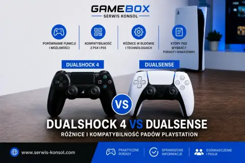 Porównanie padów DualShock 4 i DualSense. Który wybrać: PS4 czy PS5? Sprawdź różnice i kompatybilność.