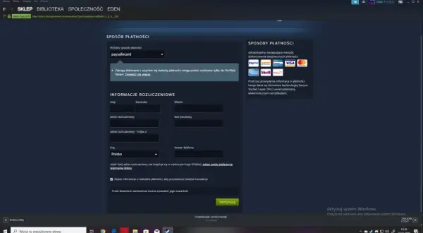 Jak poprawnie wpisać adres rozliczeniowy na Steam, aby uniknąć problemów