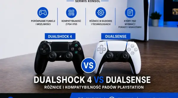 Porównanie padów DualShock 4 i DualSense. Który wybrać: PS4 czy PS5? Sprawdź różnice i kompatybilność.