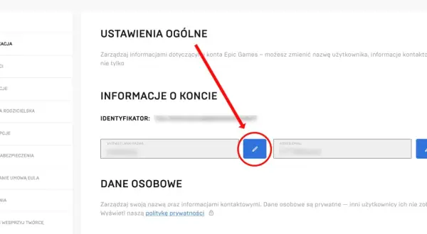Zmiana nicku w Fortnite na Xbox jest prosta. Kliknij ikonę edycji obok wyświetlanej nazwy, aby zmienić swój nick.