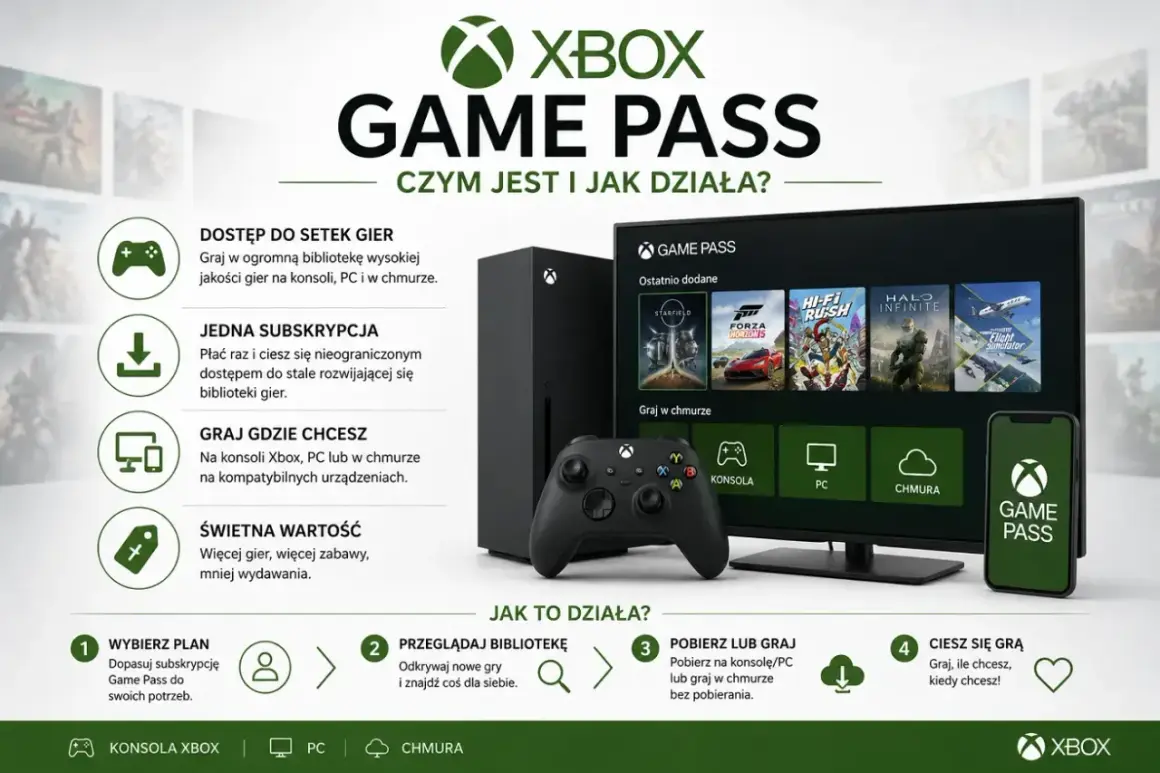 Xbox Game Pass to subskrypcja oferująca dostęp do setek gier na konsolę, PC i w chmurze. Graj gdzie chcesz, kiedy chcesz, z jedną subskrypcją.