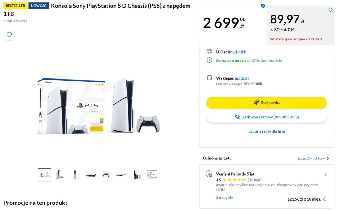Zdjęcie Ile kosztuje PS5? Ceny, promocje i najlepsze oferty w Polsce