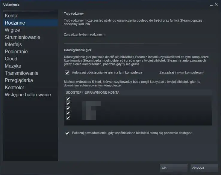 Zdjęcie Jak udostępnić bibliotekę Steam i uniknąć problemów z dostępem