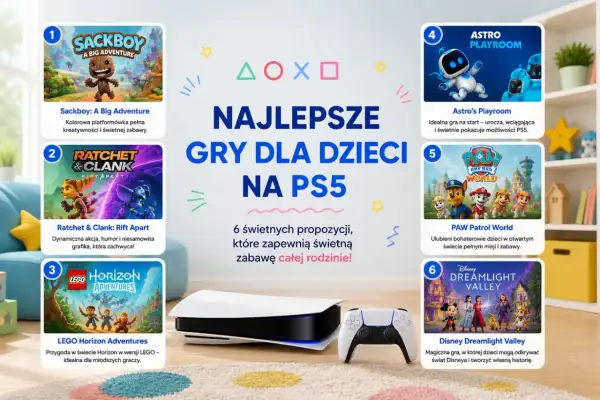 Najlepsze gry dla dzieci na PS5: Sackboy, Ratchet & Clank, Astro's Playroom i inne. Wspaniałe fajne gry na PS5 dla całej rodziny!